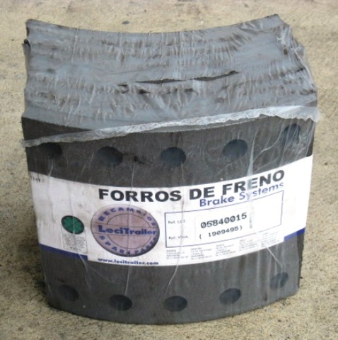 FORRO FRENO 420 x180 S/AMIANTO  LT - Kit -
