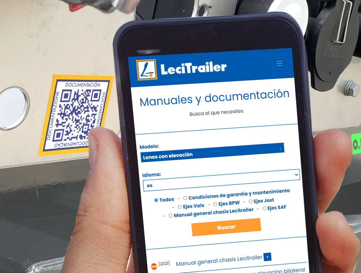Lecitrailer's digital strategy to make it easier to its customers the access to their product manuals and reduce paper consumption